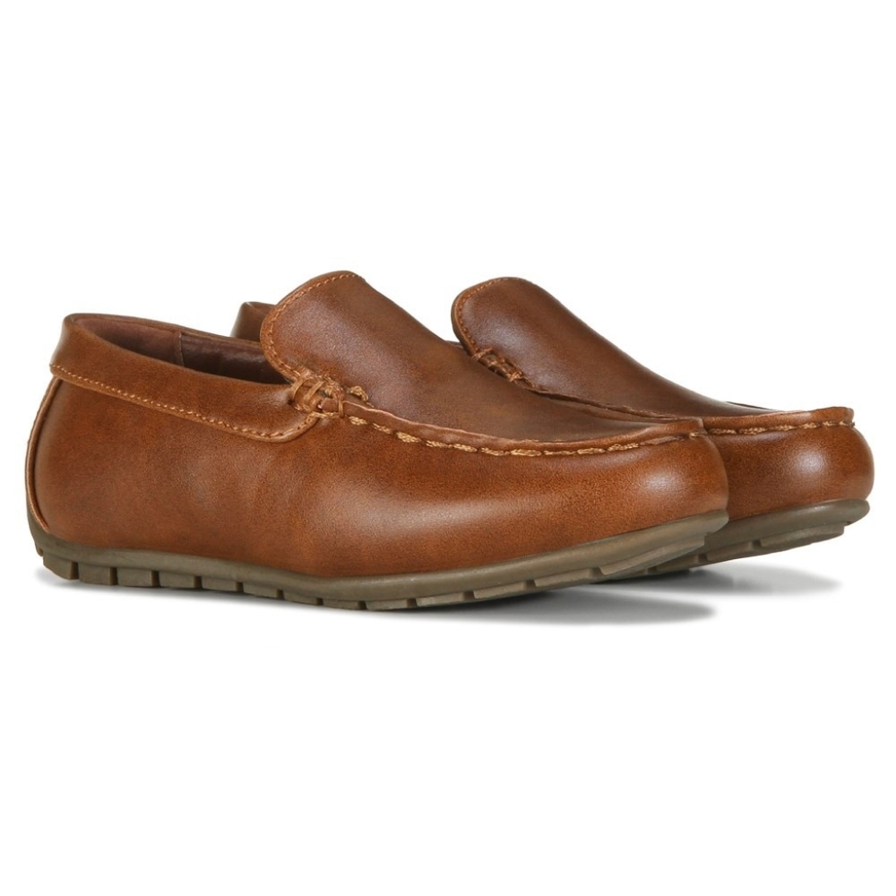 🆕️ Perry Ellis Toddler size 9 Cognac Slip-on loafers